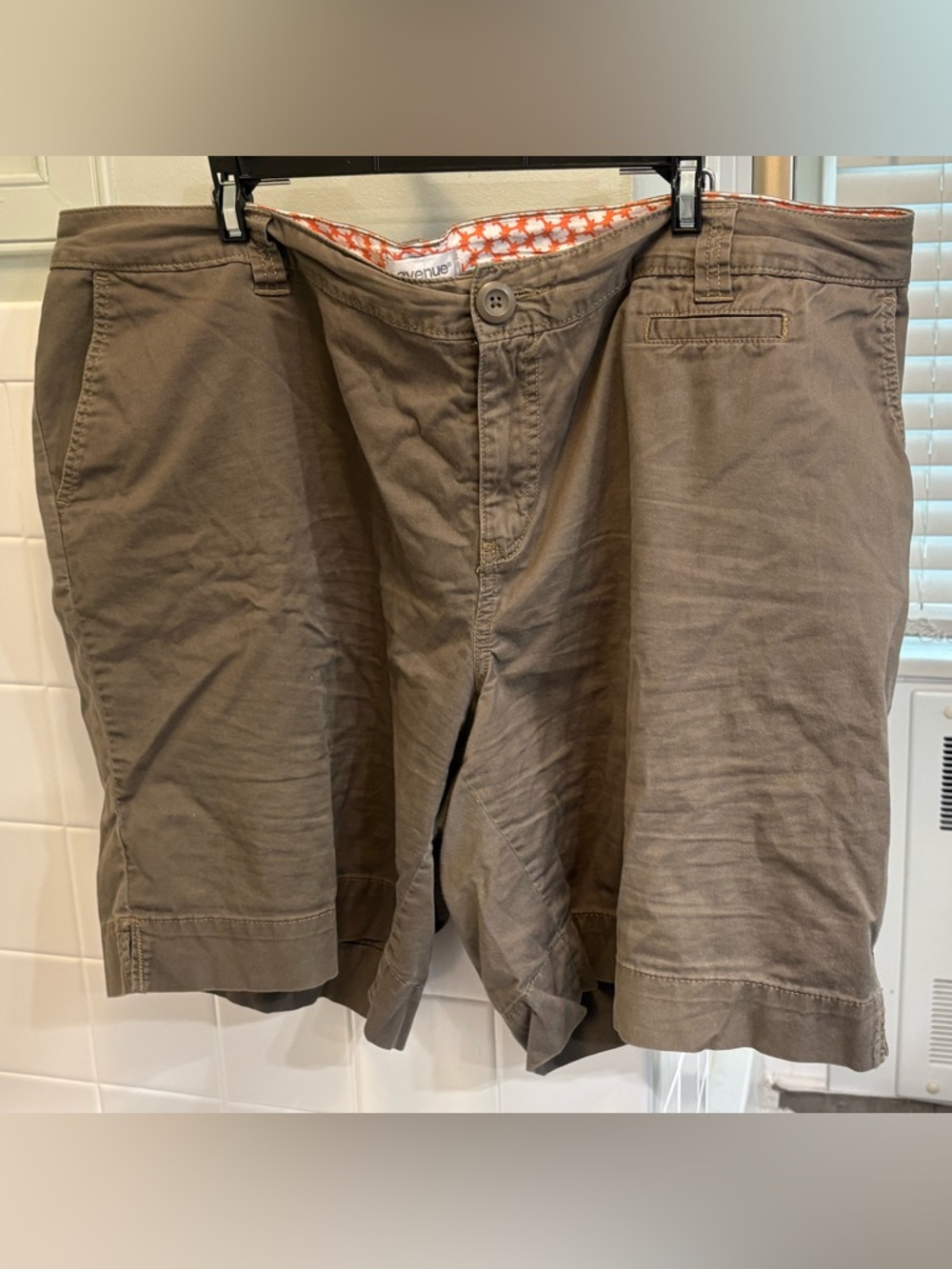 Khaki Brown Casual womens Shorts
